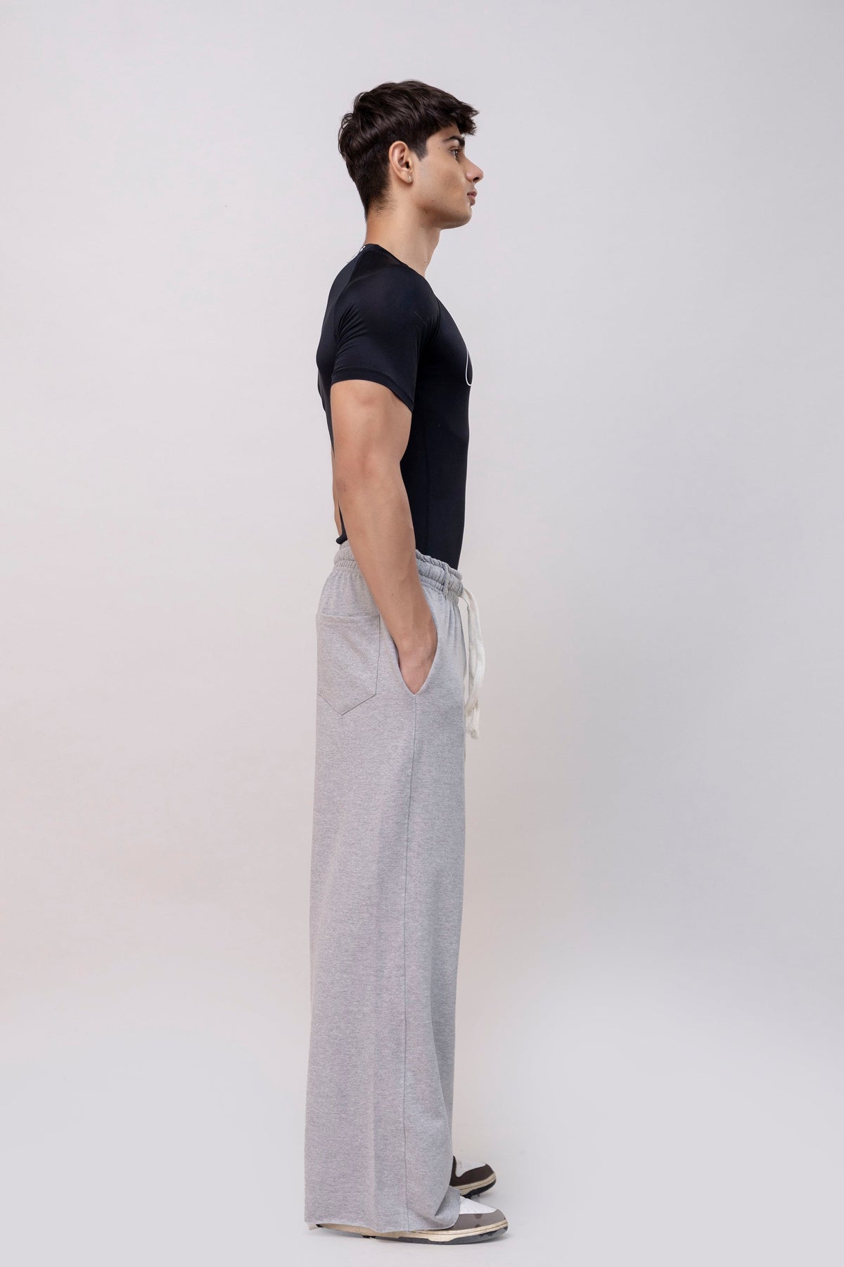 Essential Wide-Leg Relaxed Trousers