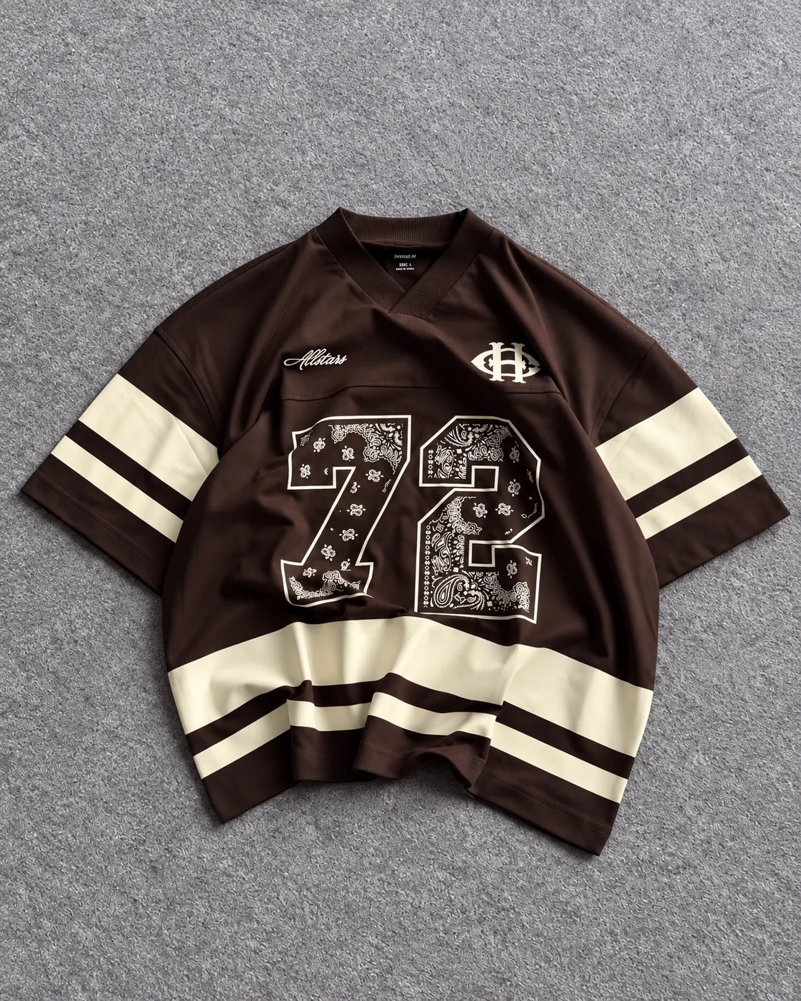 72 Bandana Oversized Sports Jersey