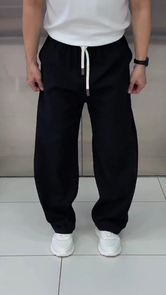 Relaxed Fit Summer Drawstring Trouser — view 1