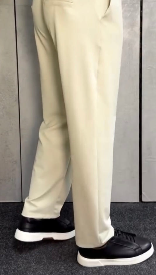 Casual Drawstring Straight Leg Trousers — view 4