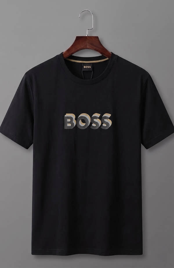 Casual Crew Neck Tee with Graphic Design