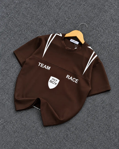Race Team Oversized Graphic T-Shirt