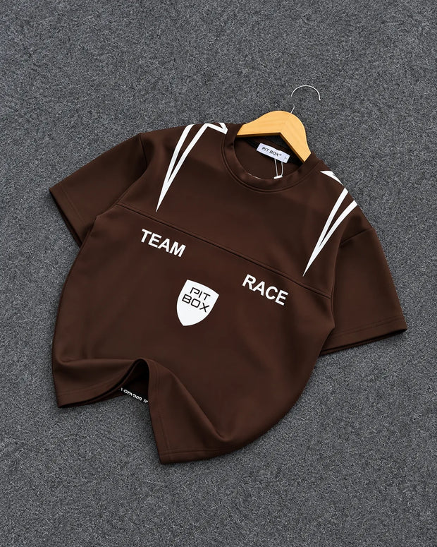 Race Team Oversized Graphic T-Shirt