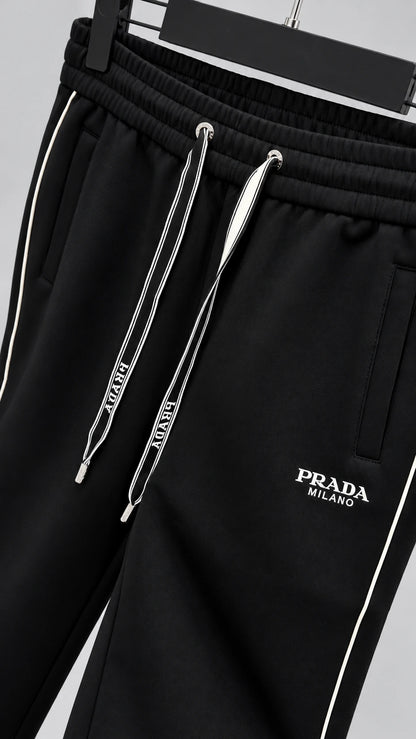 Premium Contrast Piping Track Trousers