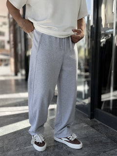 Relaxed Straight-Leg Trousers