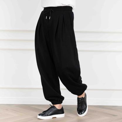 Toji Pleated Baggy Trousers