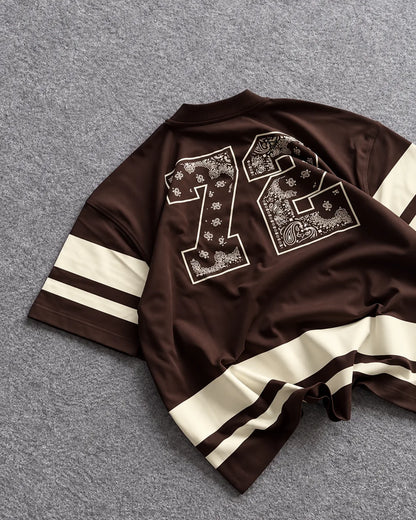 72 Bandana Oversized Sports Jersey