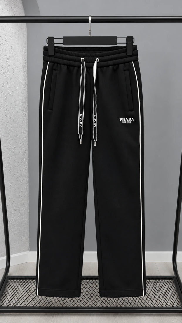 Premium Contrast Piping Track Trousers