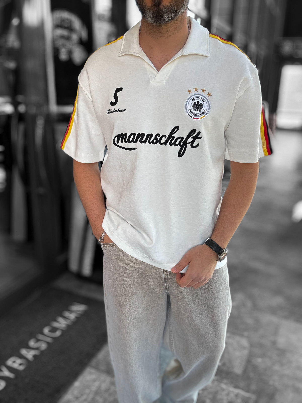Two-Thread T-Shirt with Germany Emblem