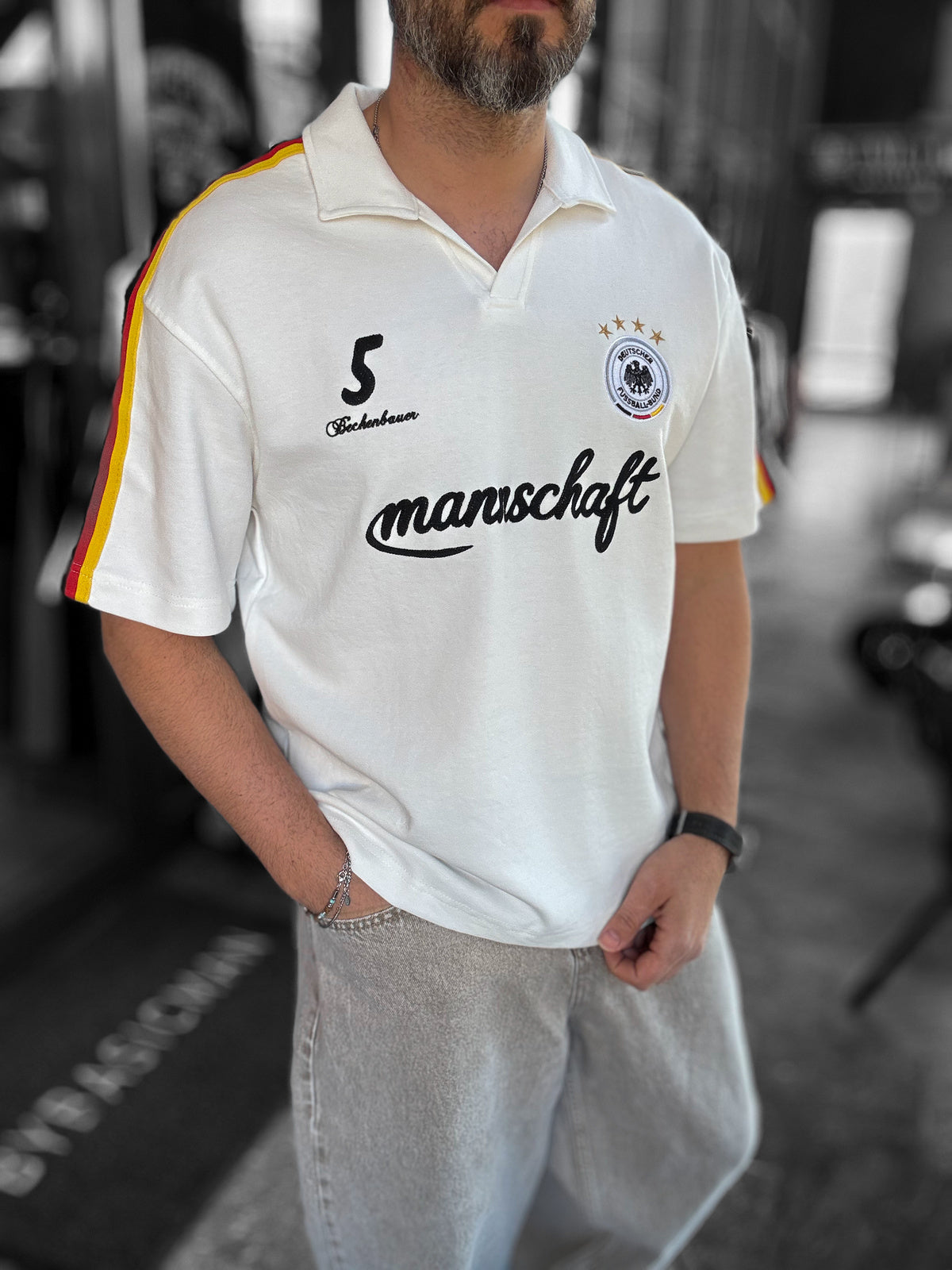Two-Thread T-Shirt with Germany Emblem