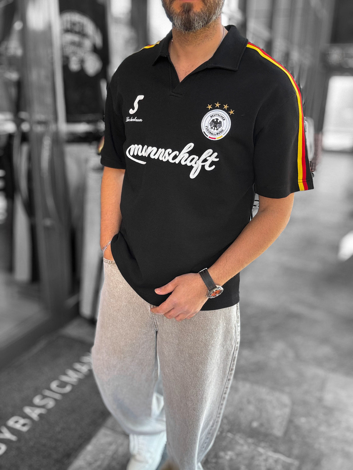 Two-Thread T-Shirt with Germany Emblem