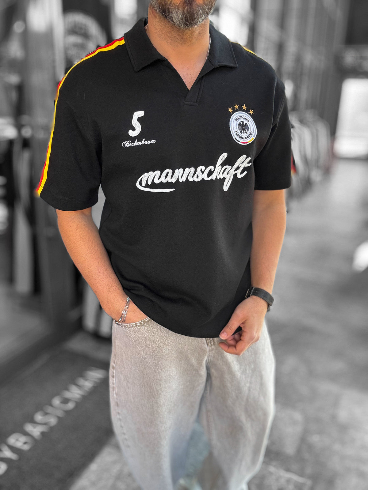 Two-Thread T-Shirt with Germany Emblem