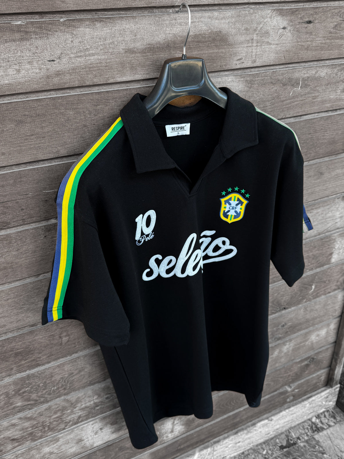 Two-Thread T-Shirt with Brazil Emblem