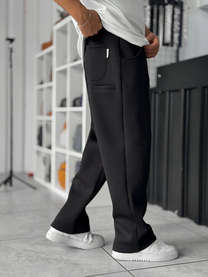 Sculpted Seam Relaxed Trousers