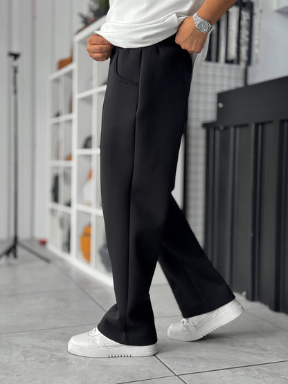 Sculpted Seam Relaxed Trousers