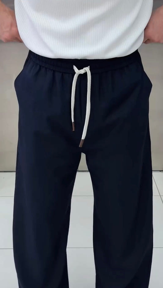 Relaxed Fit Summer Drawstring Trouser — view 3