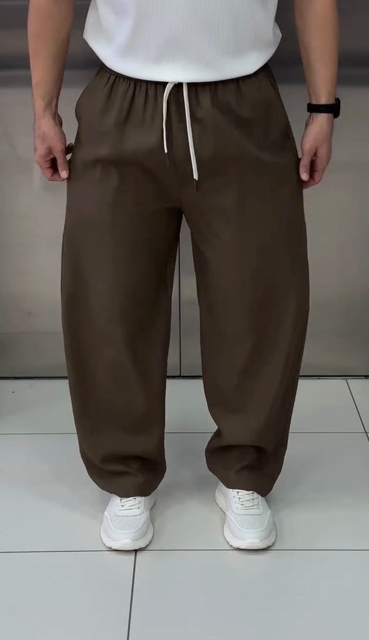 Relaxed Fit Summer Drawstring Trouser — view 4