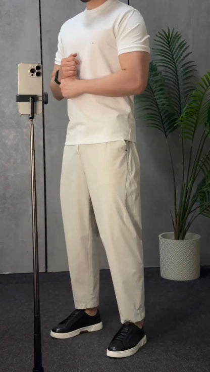 Men's Casual Summer Ankle Trouser