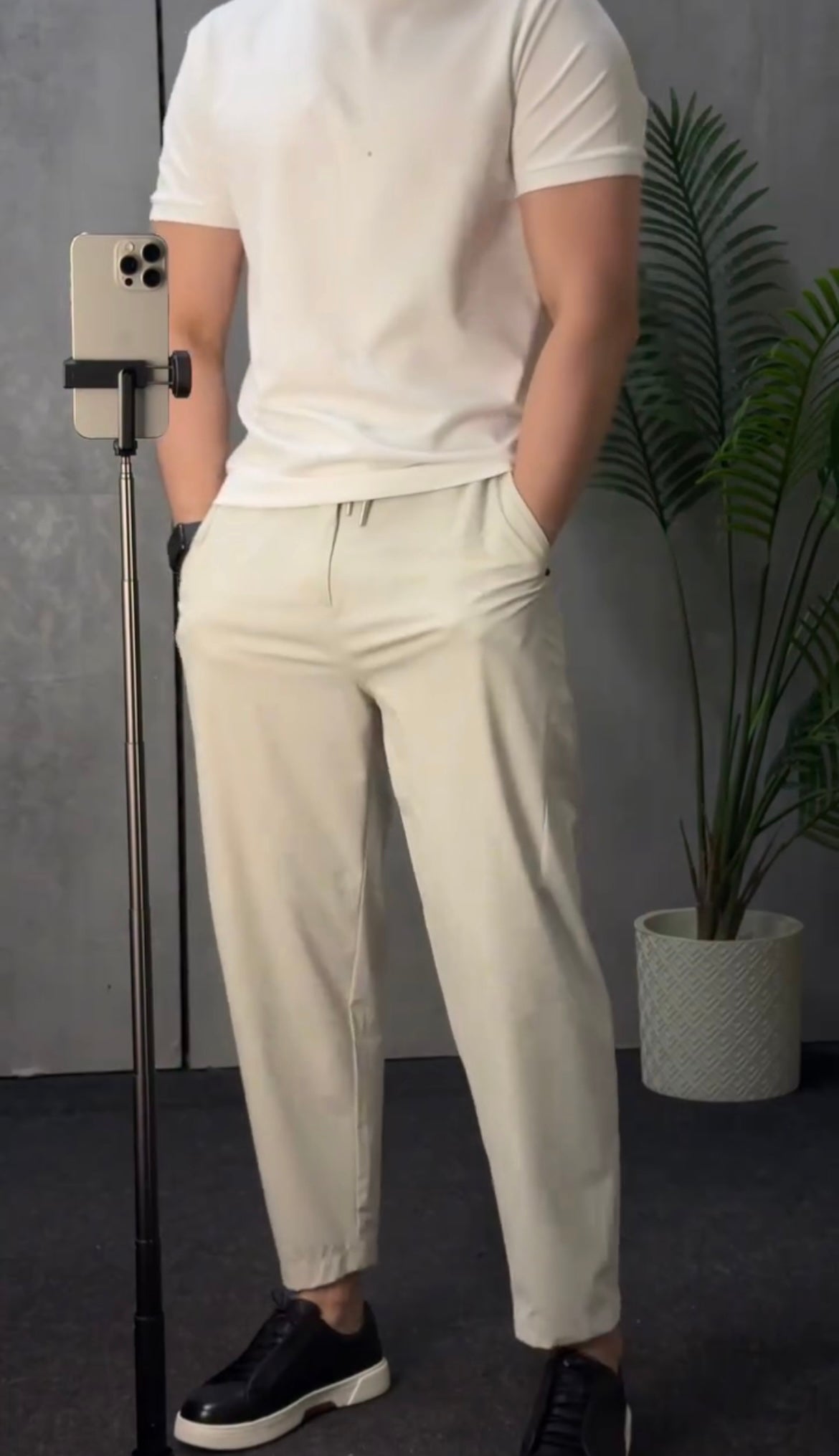 Men's Casual Summer Ankle Trouser