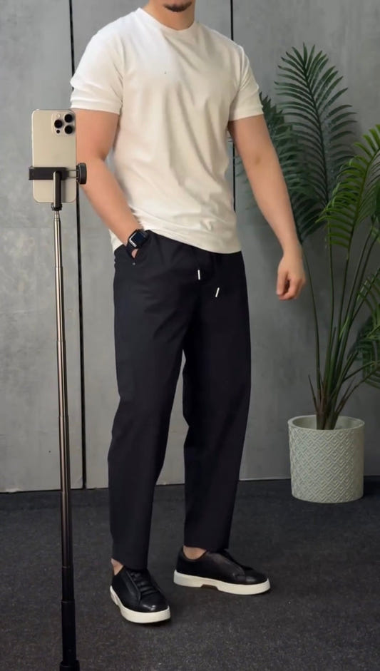 Men's Casual Summer Ankle Trouser — hover view
