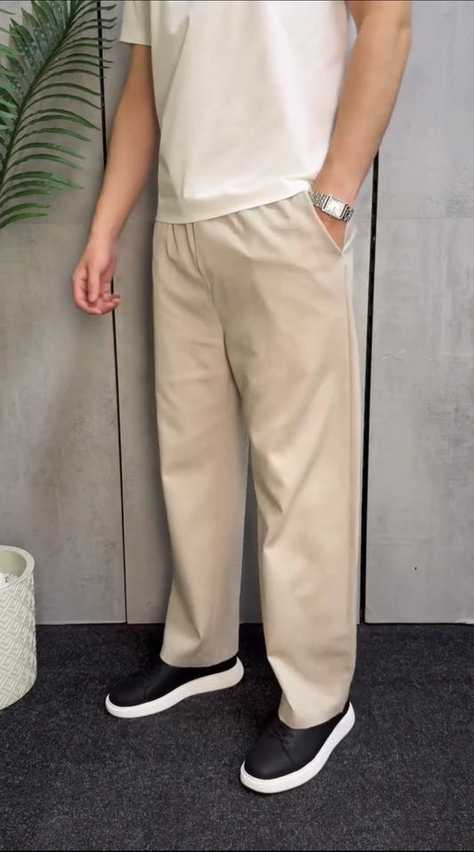 Classic Straight-Leg Daily Wear Pants — hover view