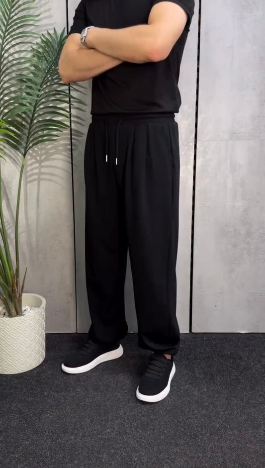 Casual Baggy Pants with Drawstring Waist — view 5