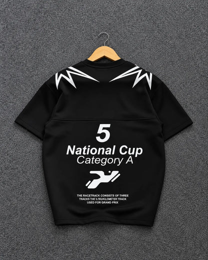 Race Team Oversized Graphic T-Shirt