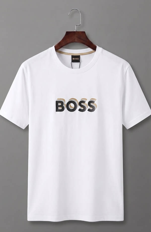 Casual Crew Neck Tee with Graphic Design