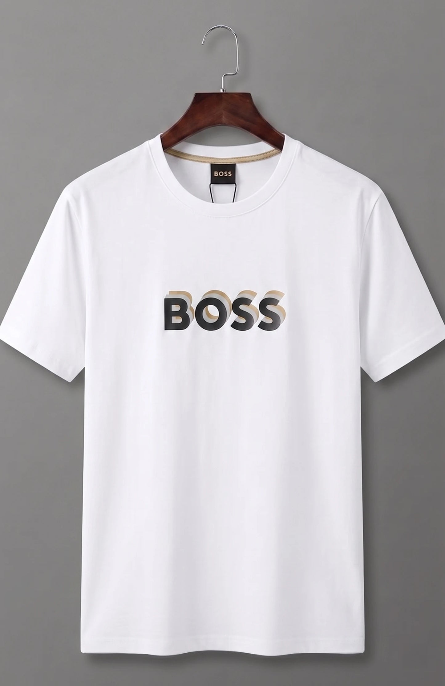 Casual Crew Neck Tee with Graphic Design