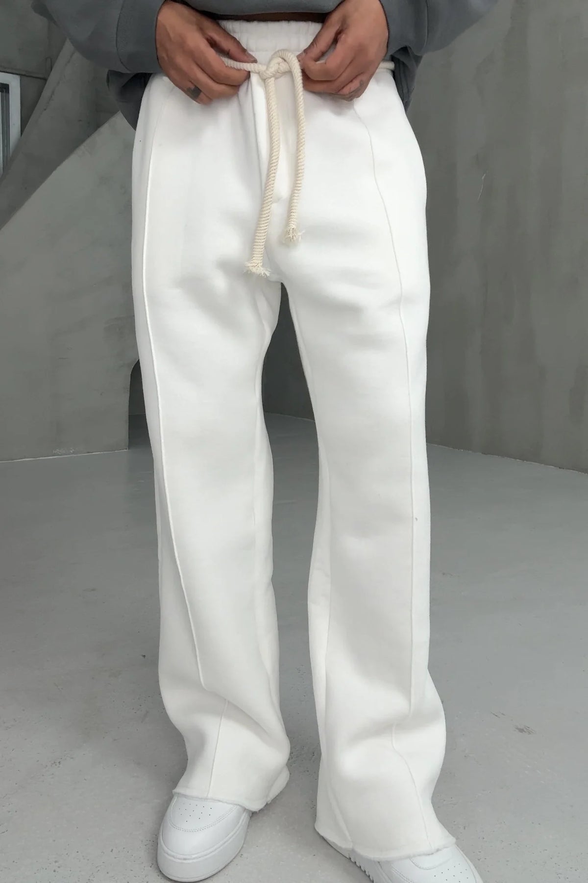 Studio Line Wide-Leg Trousers