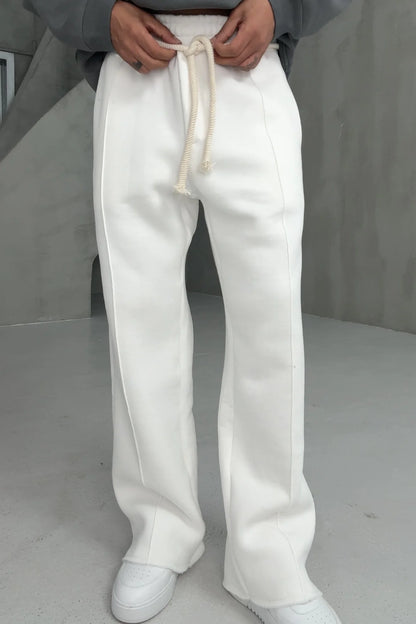 Studio Line Wide-Leg Trousers