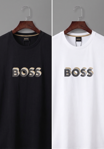 Casual Crew Neck Tee with Graphic Design
